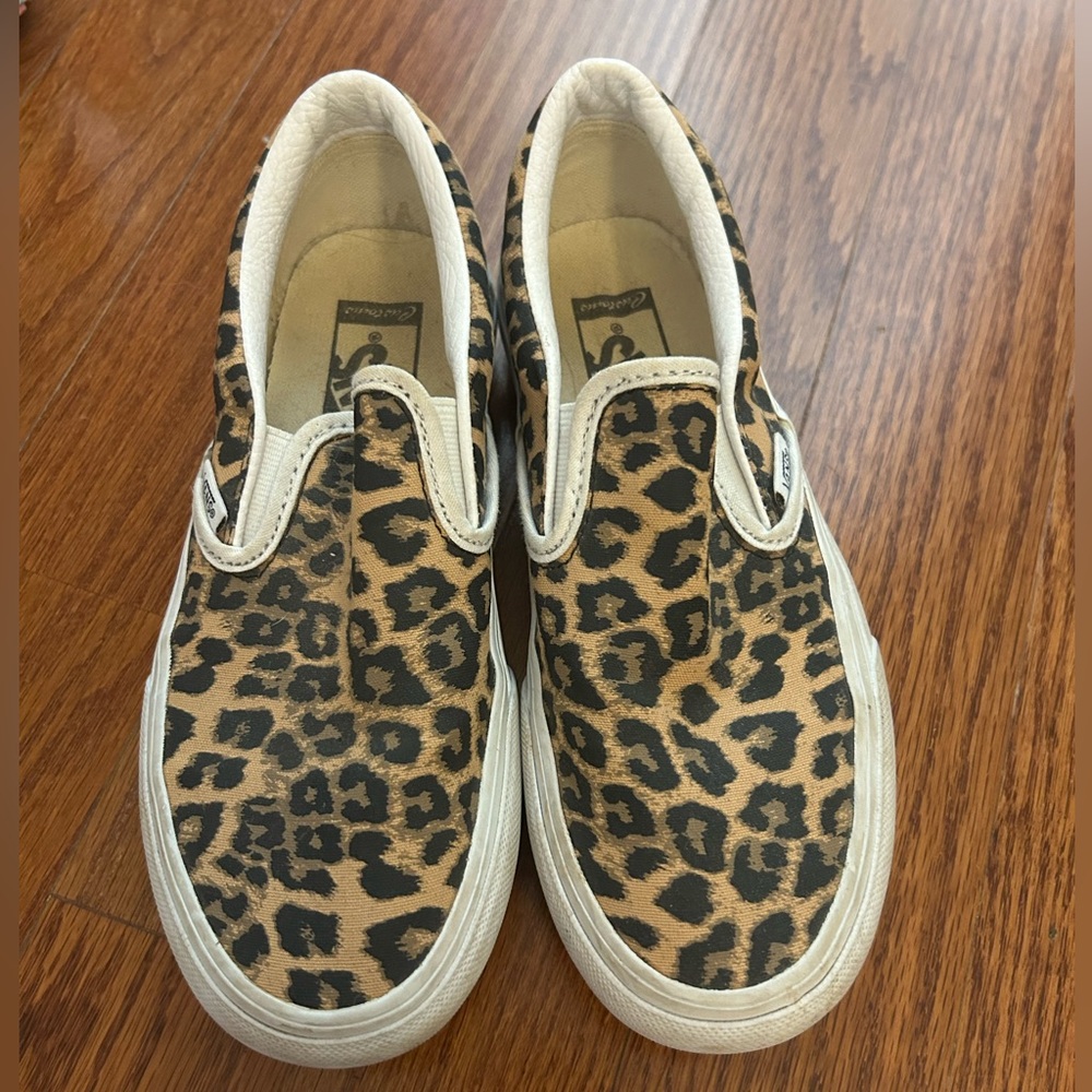 Cheetah print vans